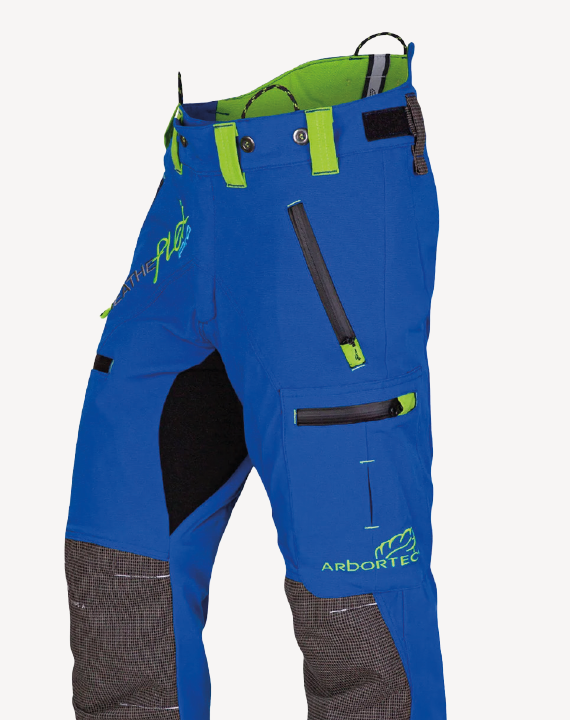 Schnittschutzhose in blau
