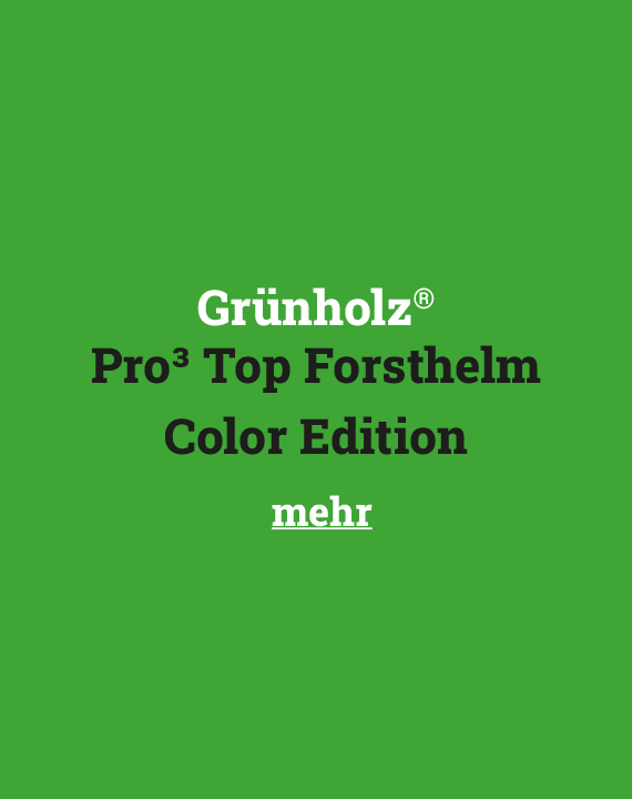Text Grünholz Pro³ Top Forsthelm Color Edition