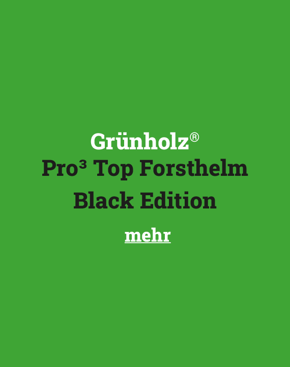 Text Grünholz Pro³ Top Forsthelm Black Edition