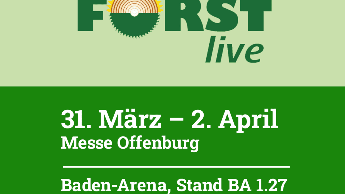 Text Forst Live am 31. März bis 2. April, Messe Offenburg