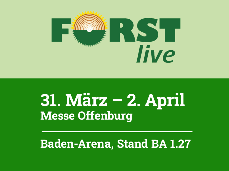 Text Forst Live am 31. März bis 2. April, Messe Offenburg