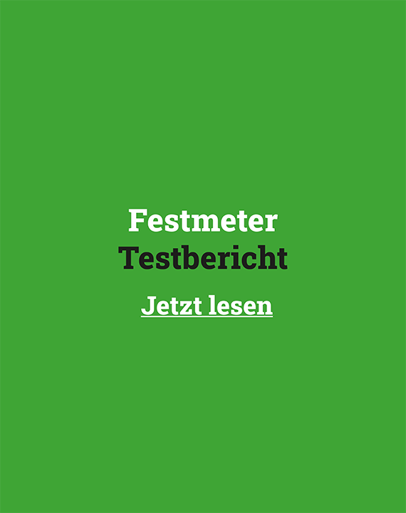 Schriftzu Festmeter Testbericht jetzt lesen