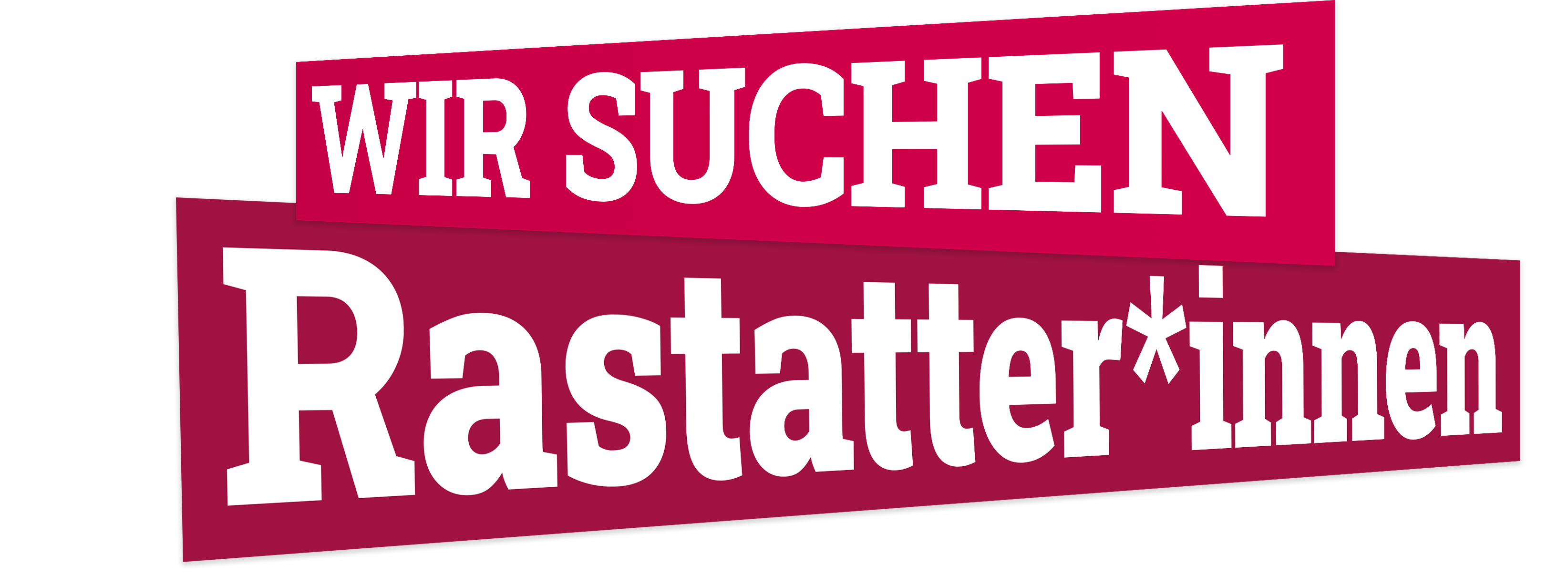 Schriftzug Rastatter/innen