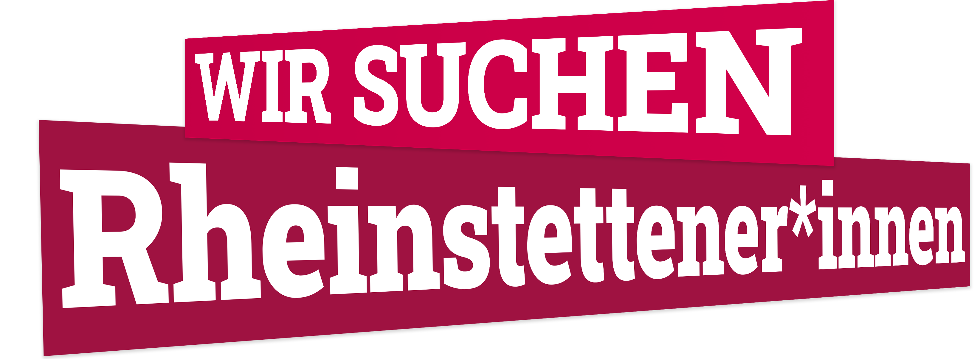 Schriftzug Rheinstettener/innen