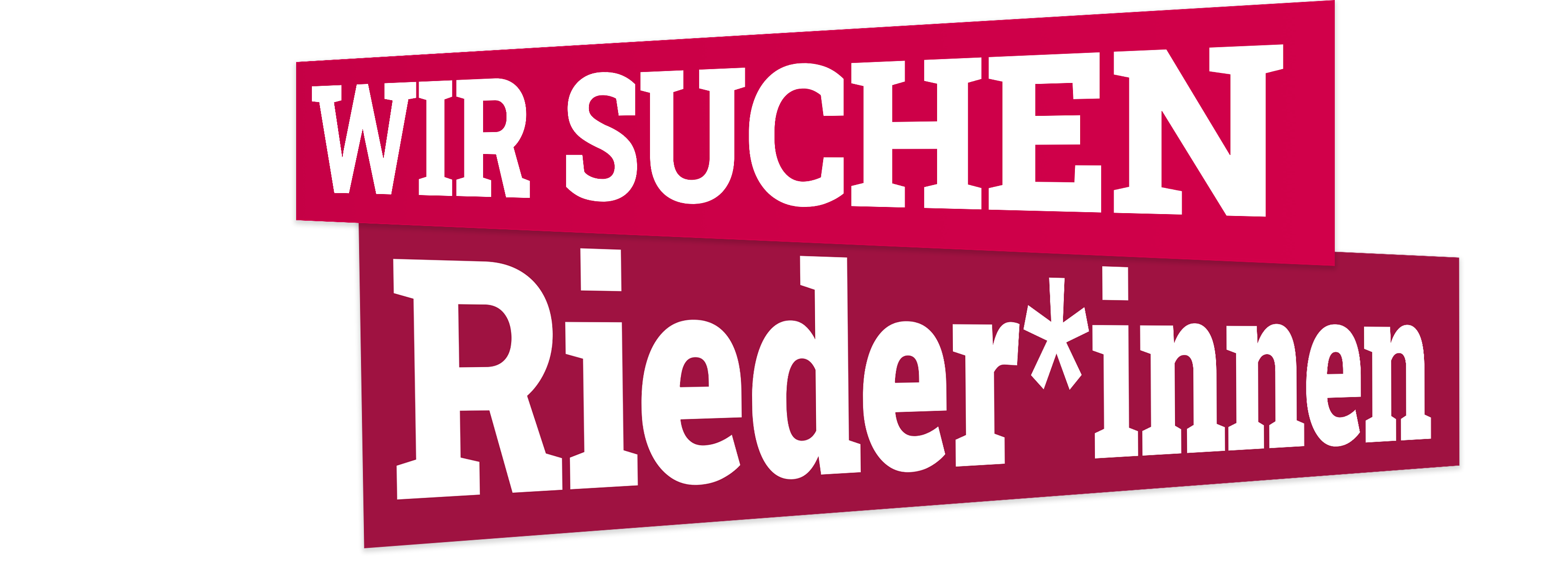 Schriftzug Rieder/innen