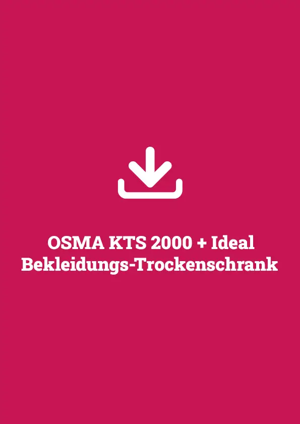 OSMA KTS 2000 + Ideal Bekleidungs-Trockenschrank