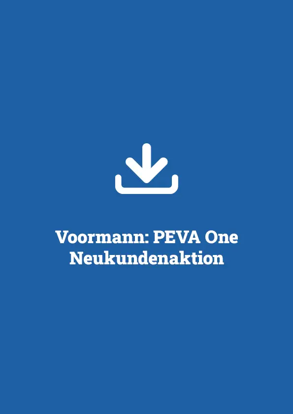 Voormann- PEVA One Neukundenaktion