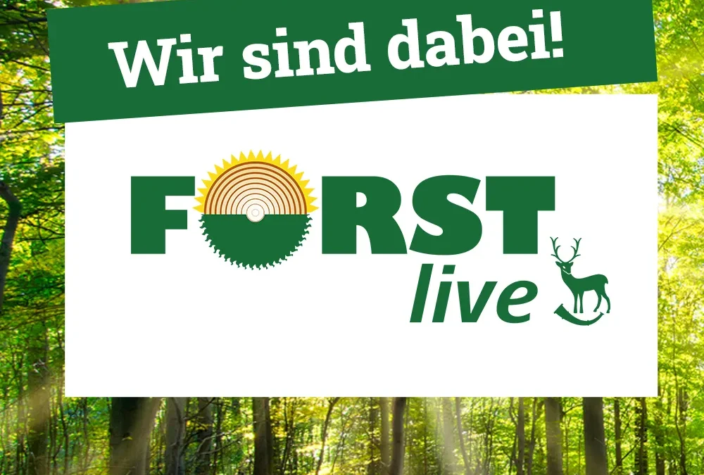 Hinweis auf die Messe Forst Live 2024 in Offenburg